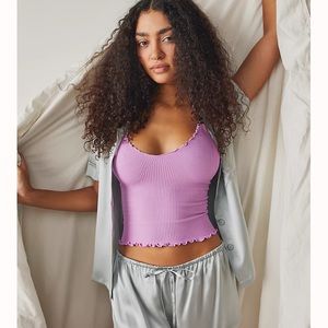 Free People Pink Easy to Love Cami
